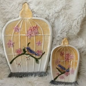 GANZ serving plate and sauce bowl